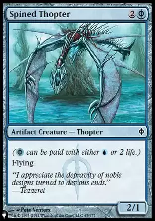 The list - Mécanoptère à ergots