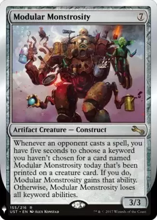 The list - Modular Monstrosity