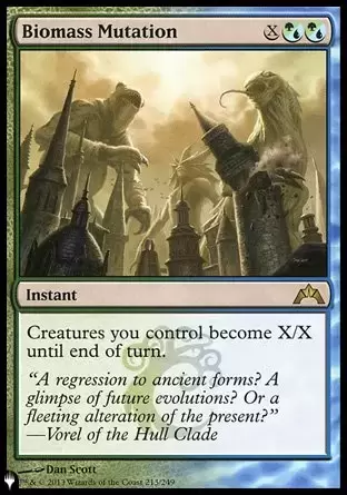 The list - Mutation de biomasse