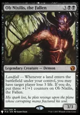 The list - Ob Nixilis, le Déchu