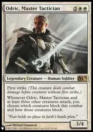 The list - Odric, maître tacticien
