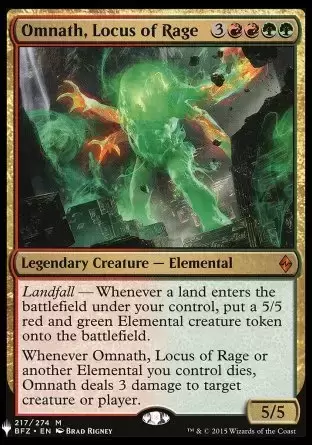 The list - Omnath, Locus de rage