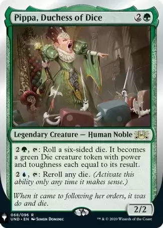 The list - Pippa, Duchess of Dice