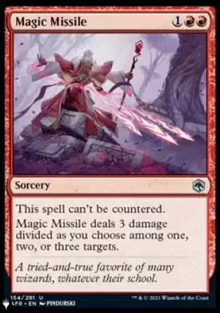 The list - Projectile magique