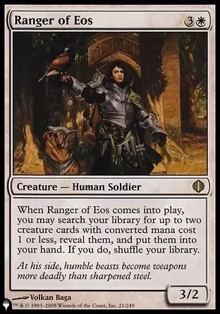 The list - Ranger d\'Éos