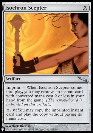 The list - Sceptre isochronique