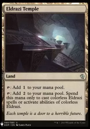 The list - Temple eldrazi