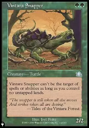 The list - Tortue claqueuse de Vintara