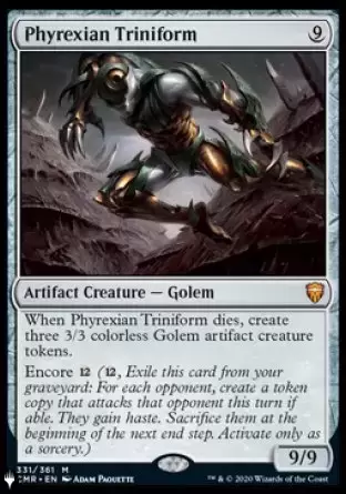 The list - Triniforme phyrexian