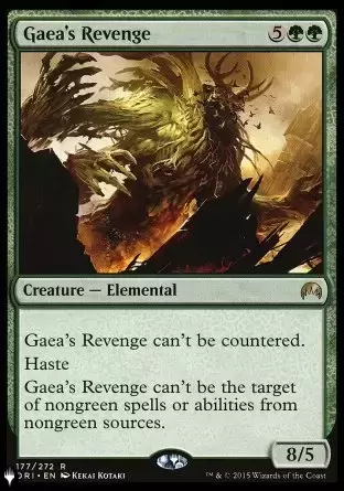 The list - Vengeance de Gaia