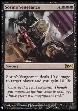 The list - Vengeance selon Sorin