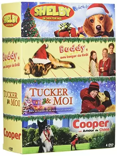 Autres Films - 3-Coffret 4 Films : Tucker & Moi + Shelby + Buddy, Mon Berger de Noël + Cooper, Un Amour de Chien