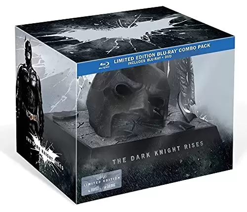 Films DC - The Dark Knight Rises [Édition limitée Masque Batman-Blu-Ray + DVD + Copie Digitale]