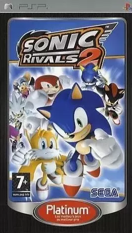 Jeux PSP - Sonic Rivals - Platinum