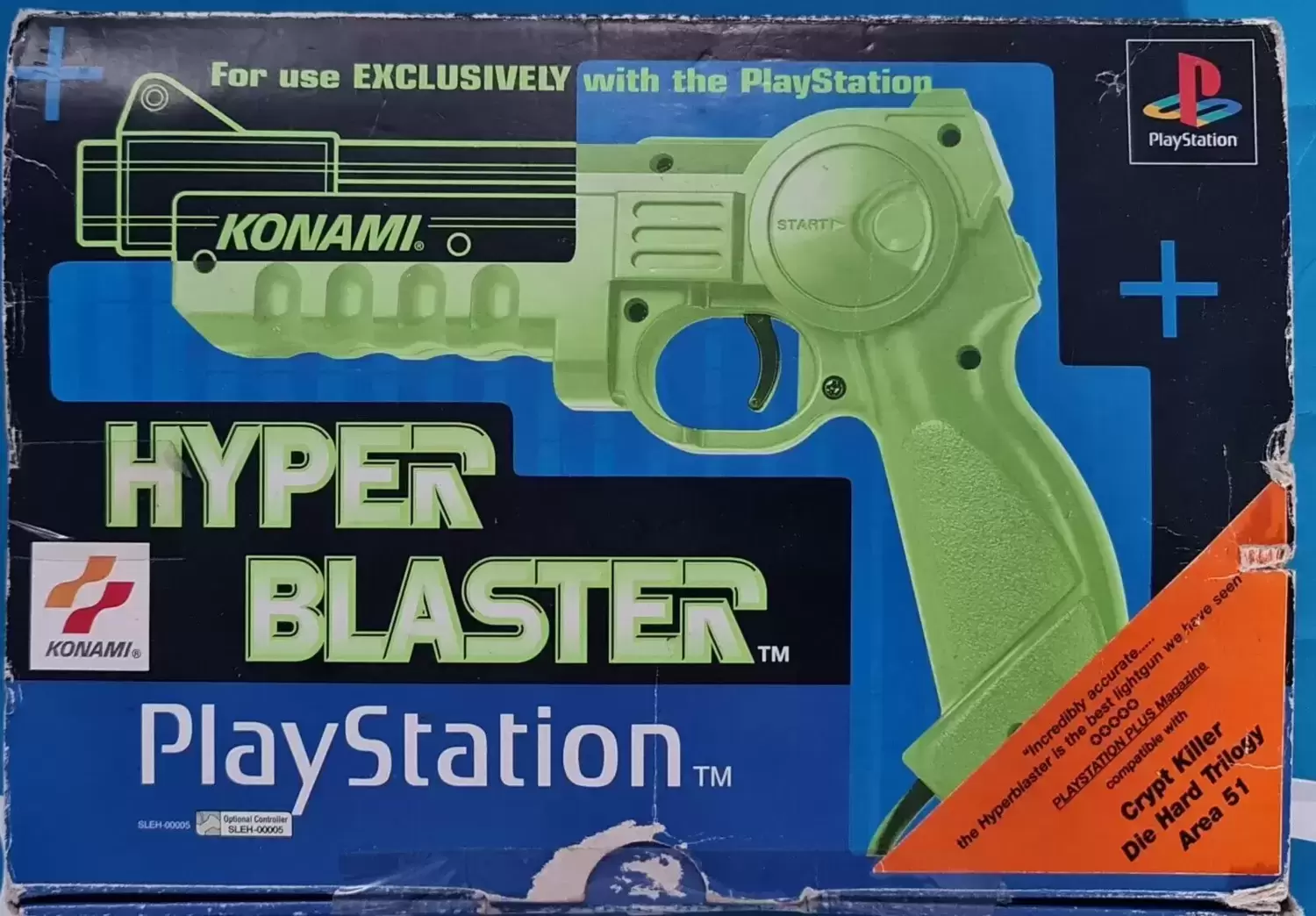 PlayStation material - Konami Hyper Blaster Euro