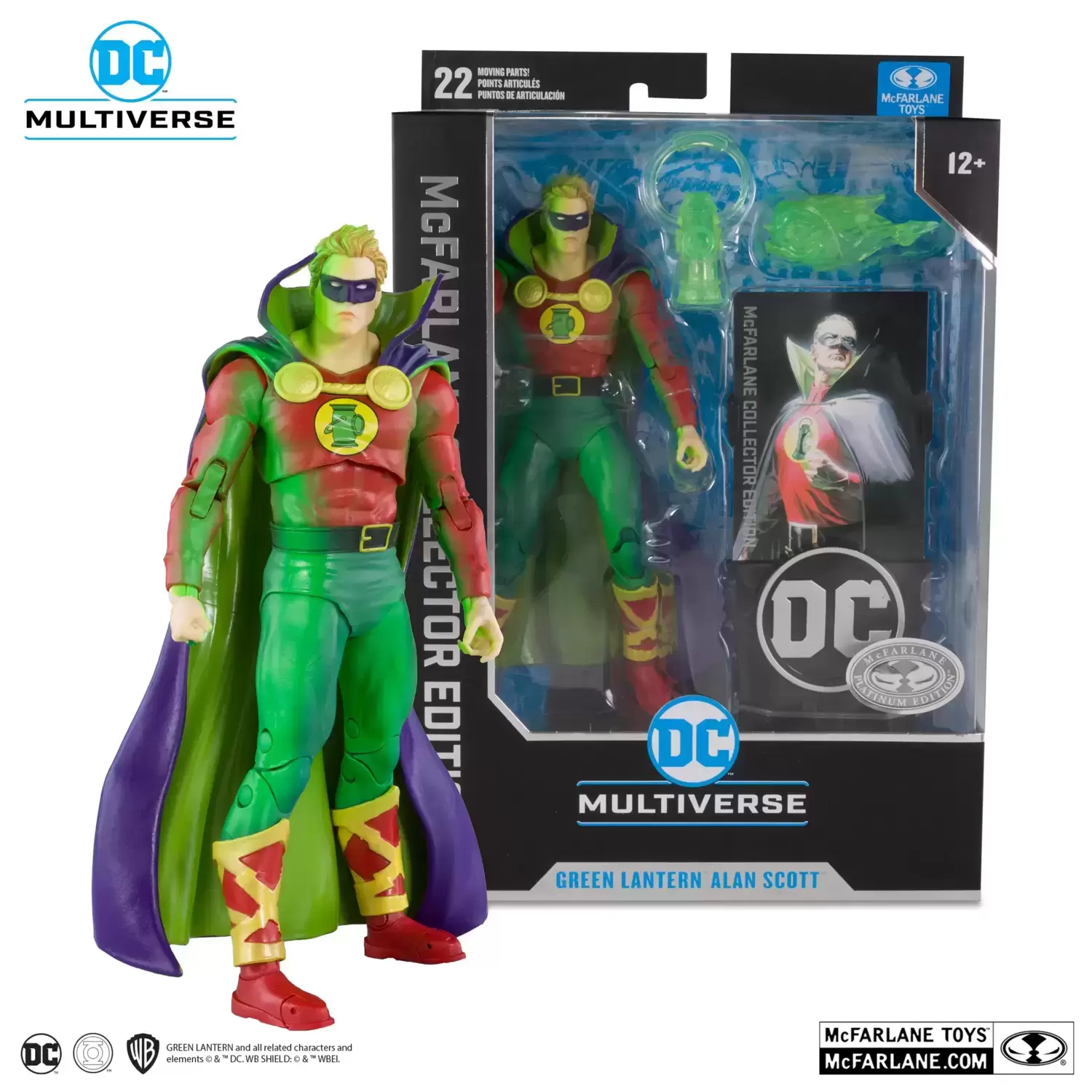 McFarlane - DC Multiverse - Green Lantern Alan Scott - McFarlane Collector\'s Edition - Platinum Edition