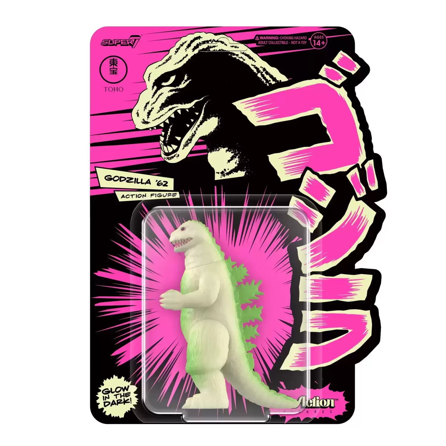 ReAction Figures - Toho - Godzilla \'62 (Glow)