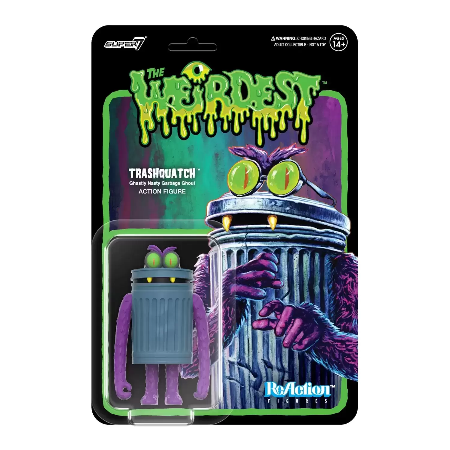 ReAction Figures - The Weirdest - Trashquatch (Indigo To Hell)