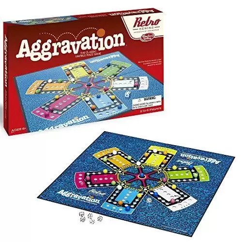 Hasbro Gaming - Aggravation - Retro Series (1989 Edition)