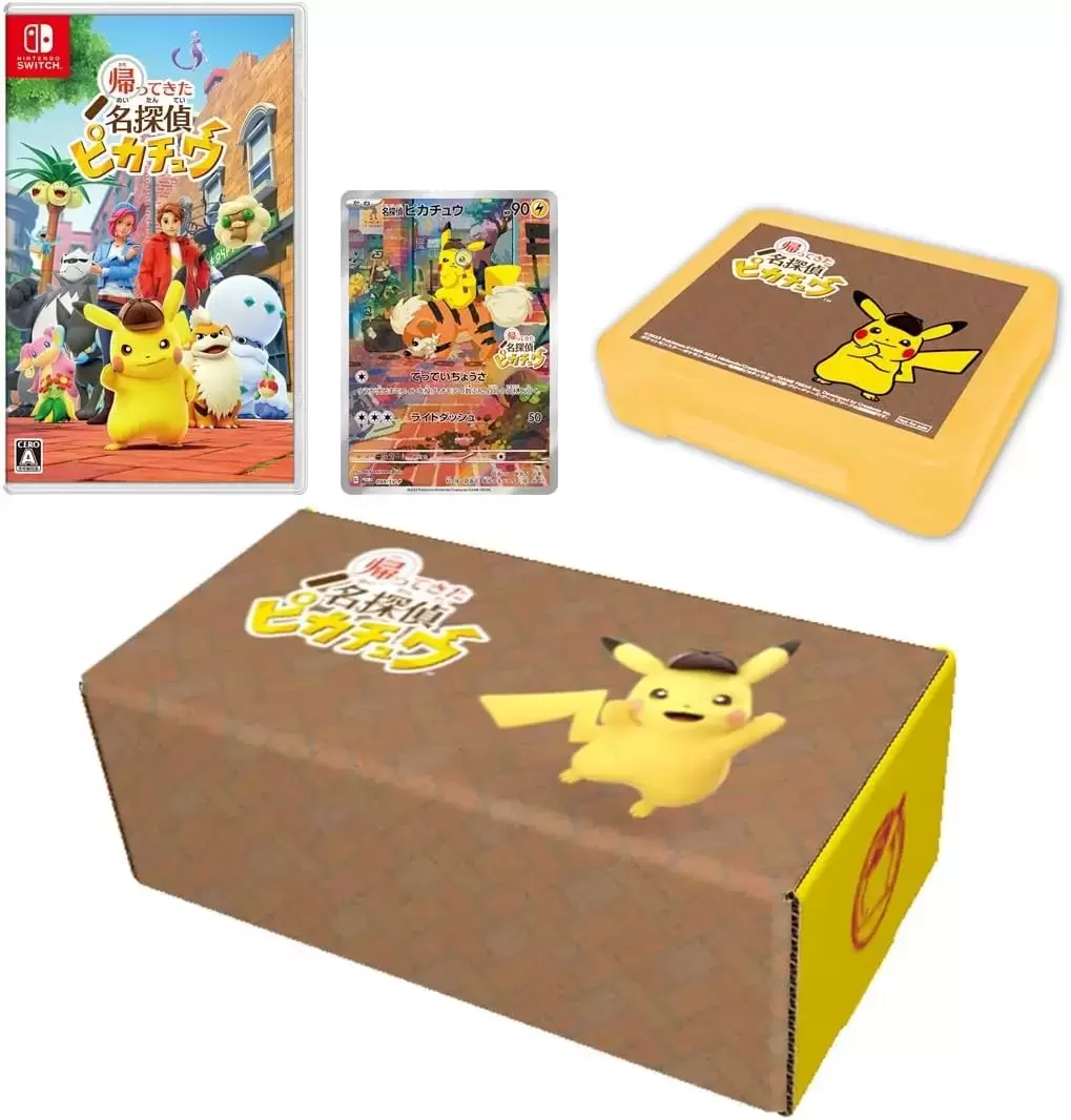 Jeux Nintendo Switch - Detective Pikachu Returns - Version japonaise - Amazon Japon Exclusive