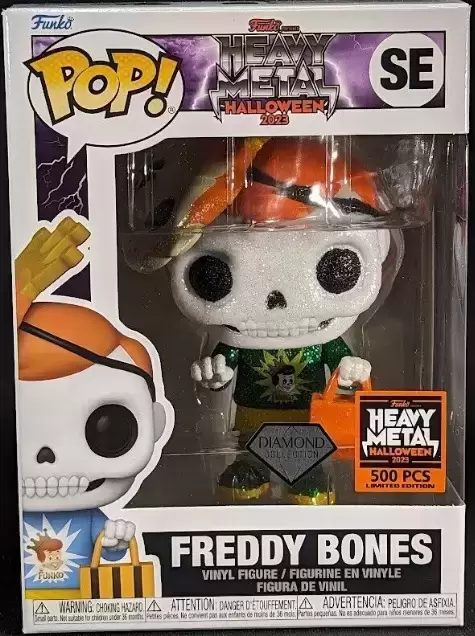 POP! Funko - Funko Heavy Metal Halloween 2023 - Freddy Bones Diamond Collection