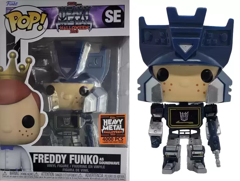 POP! Funko - Funko Heavy Metal Halloween 2023 - Freddy Funko as Soundwave