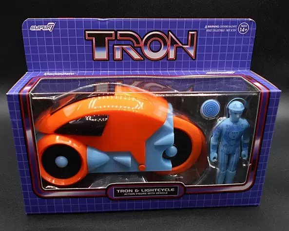 Other Super7 Action Figures - Tron - Tron & Lightcycle