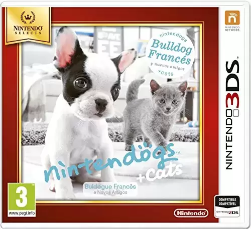 Nintendo 2DS / 3DS Games - Nintendogs + Cats Bulldog - Nintendo Selects