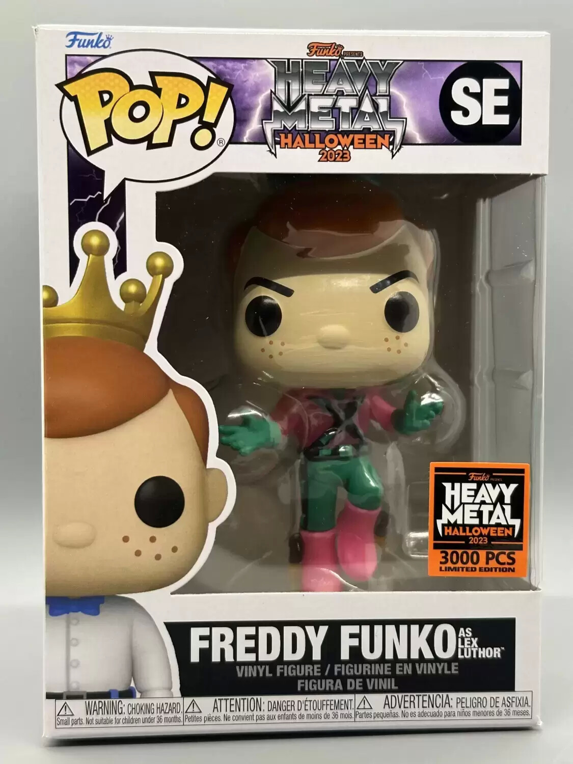 POP! Funko - Funko Heavy Metal Halloween 2023 - Freddy Funko As Lex Luthor