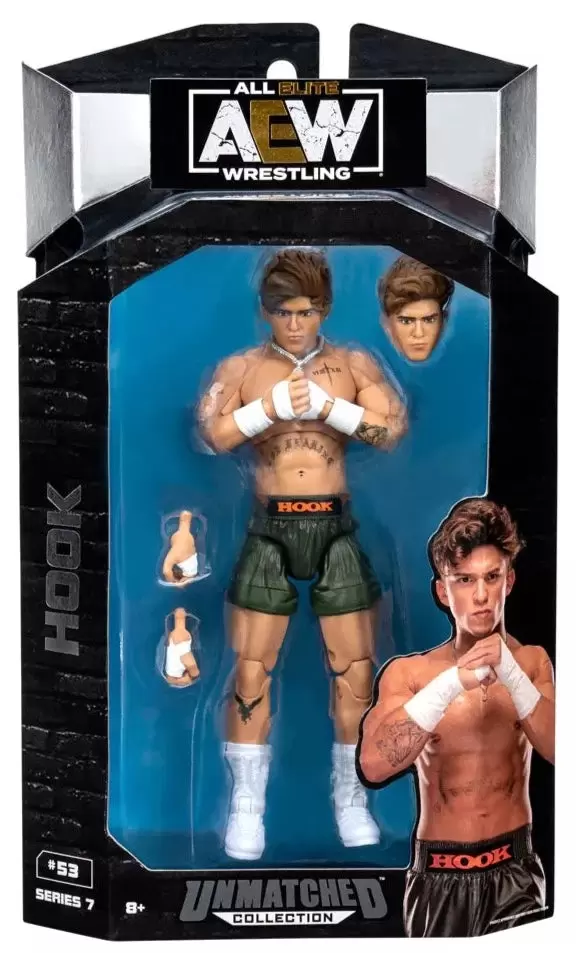 Hook - AEW - Unmatched action figure #53