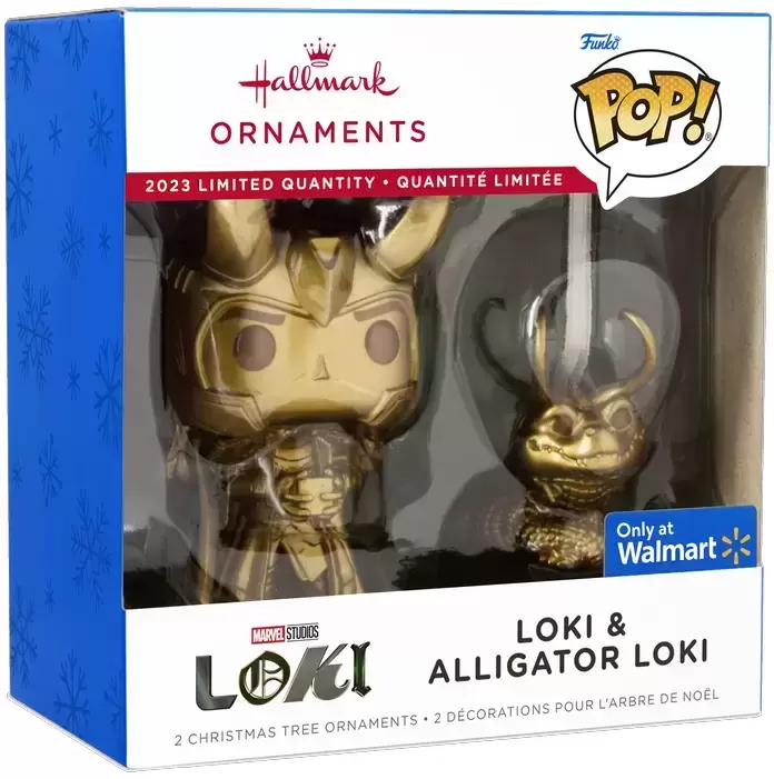 Funko Ornaments - Marvel - Loki & Alligator Loki Gold