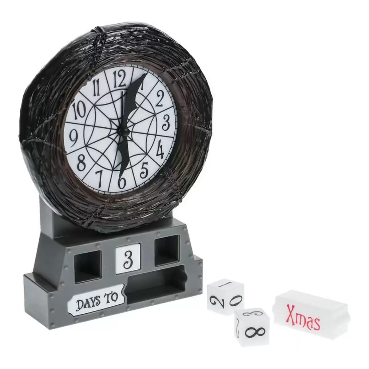 Paladone - The Nightmare Before Christmas Glow-in-the-Dark Countdown Alarm Clock