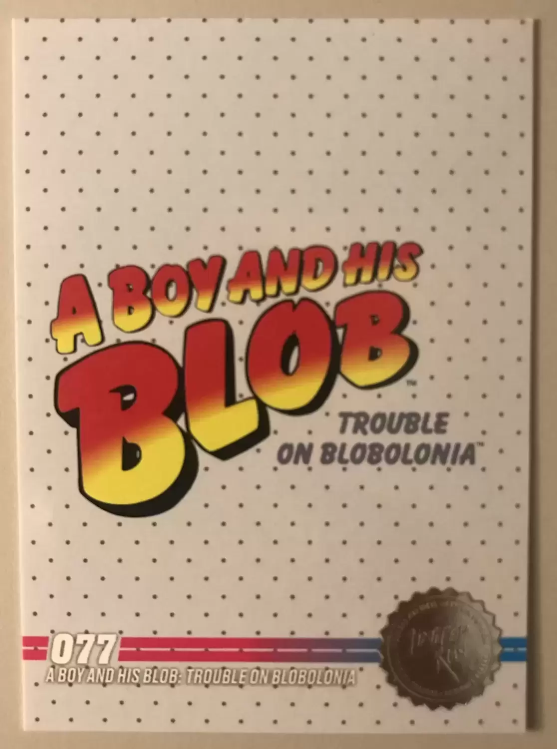 Limited Run Cards Series 3 - A Boy And His Blob NES