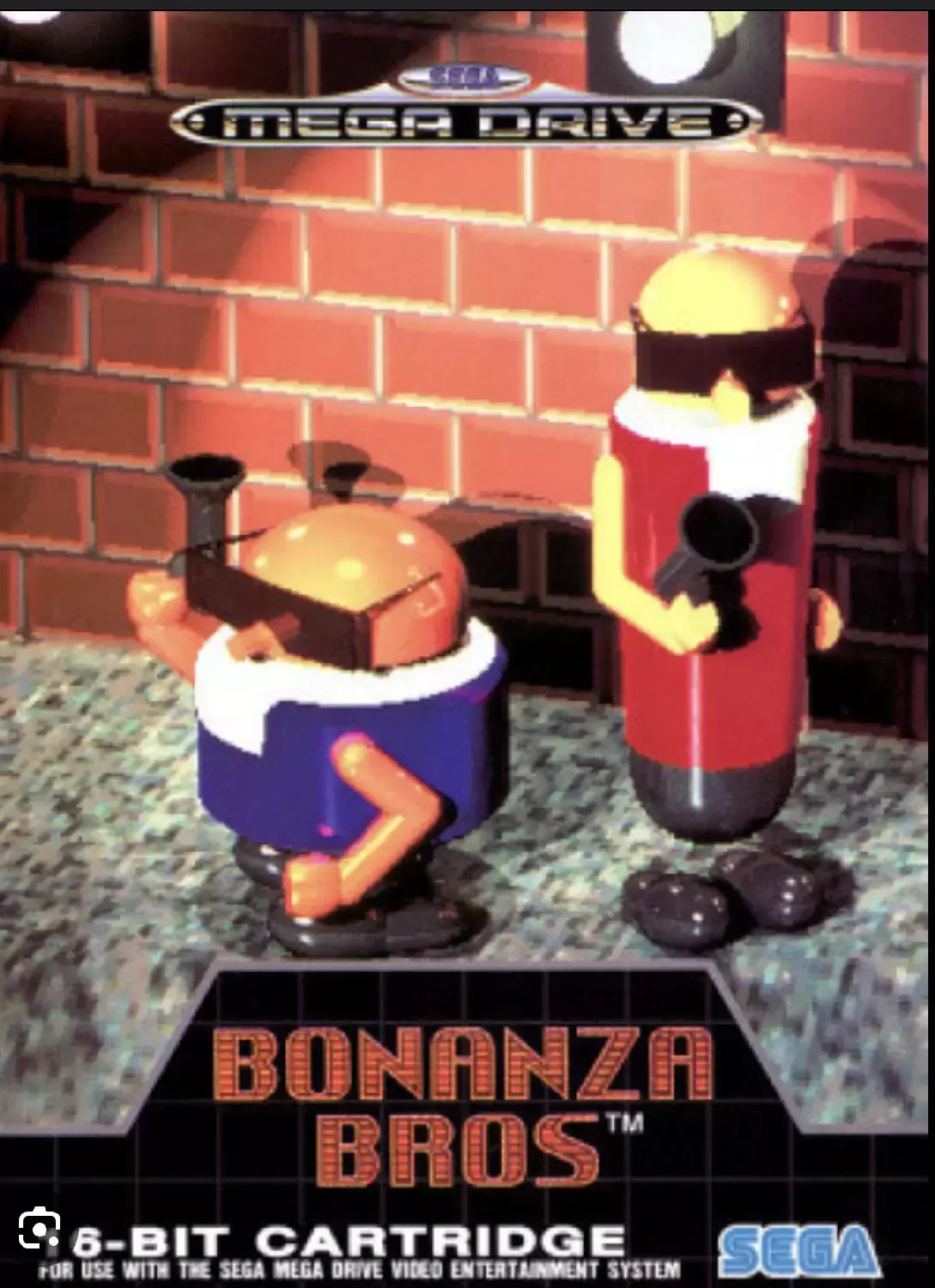 Sega Genesis Games - Bonanza Bros
