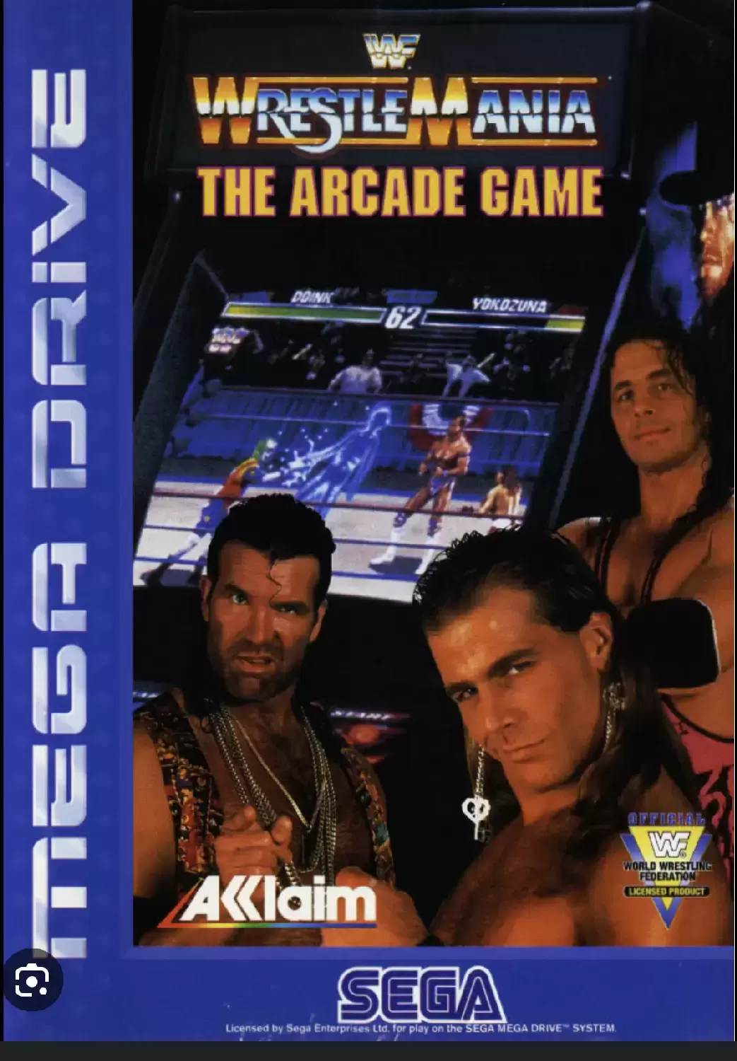 Jeux SEGA Mega Drive - Wrestlemania The Arcade Game