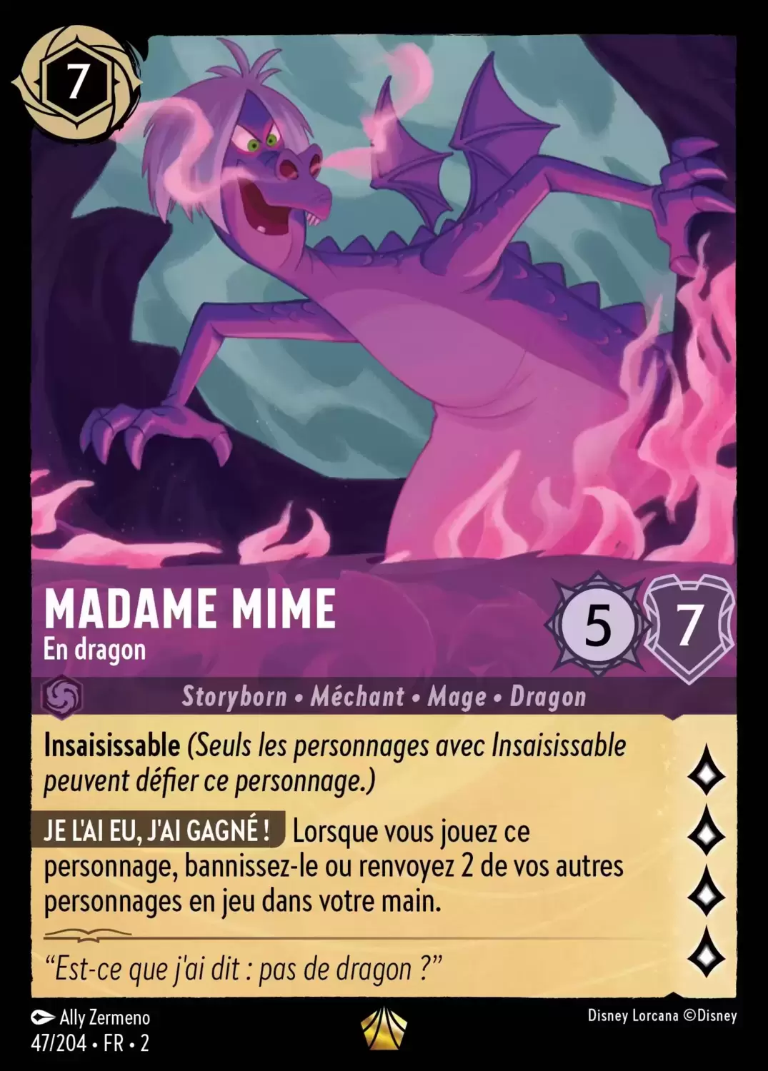 L\'Ascension des Floodborn - Madame Mime - En dragon