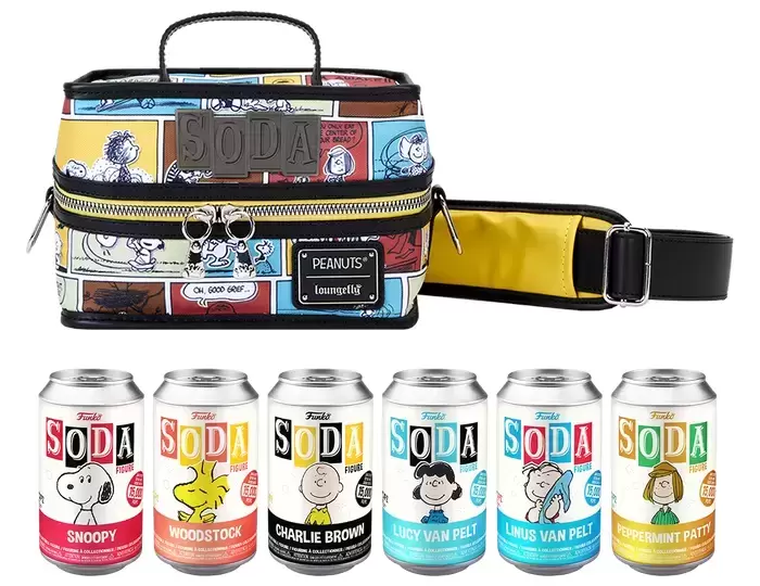Vinyl Soda! - Peanuts - 6 Pack with Cooler