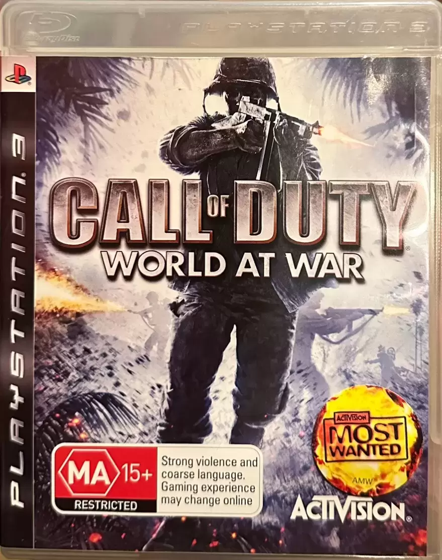 Jeux PS3 - Call Of Duty World At War