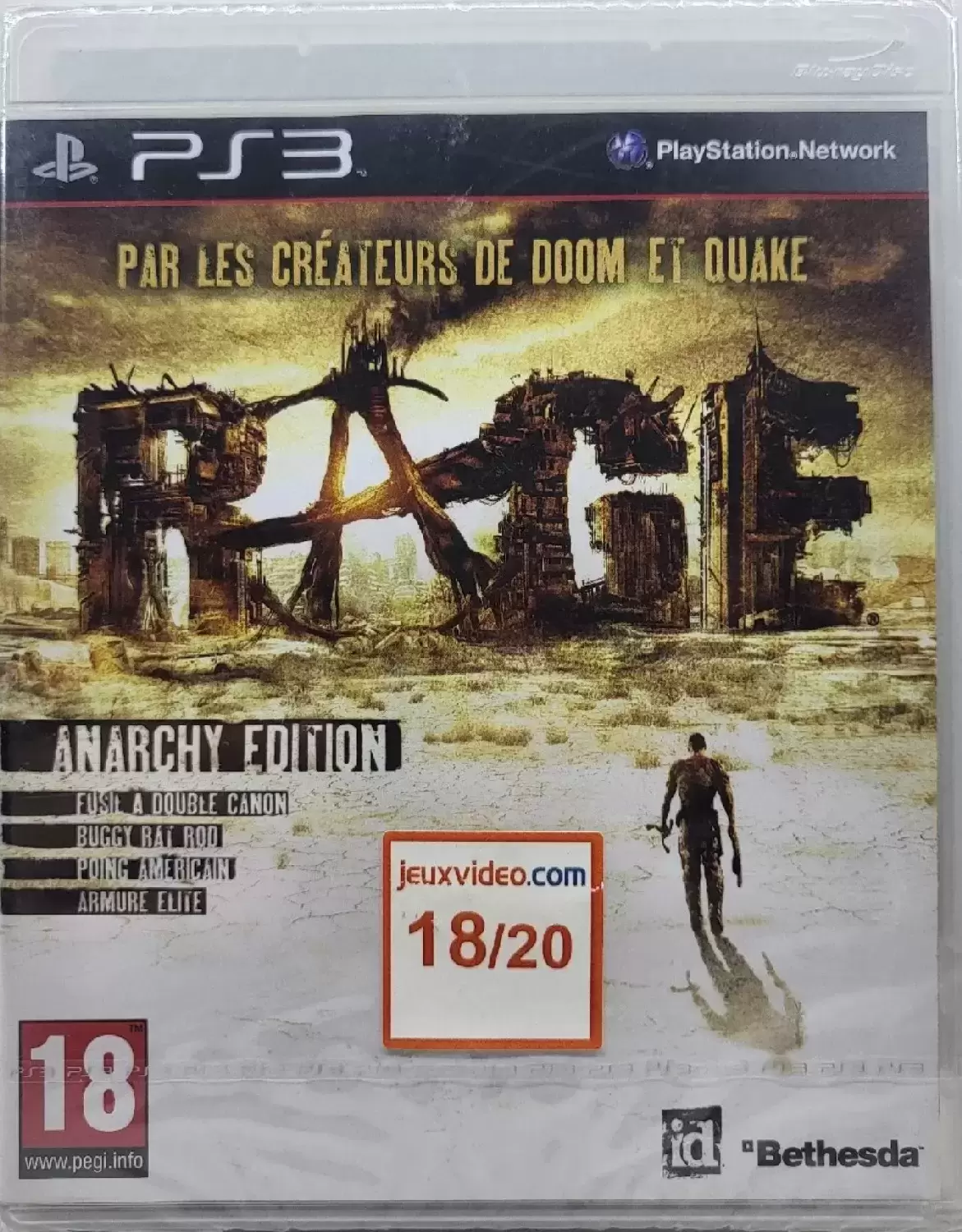 Jeux PS3 - Rage - Anarchy edition