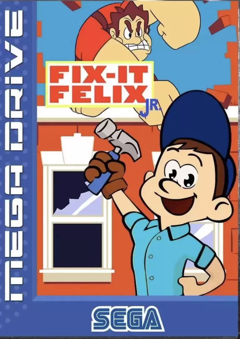Mega Drive Cartmod / Homebrew - Fix-it Felix Jr.