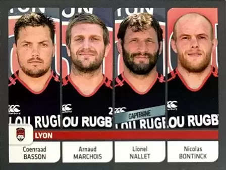 Rugby 2012-2013 - Coenraad Basson - Arnaud Marchois - Lionel Nallet - Nicolas Bontinck - LOU Rugby