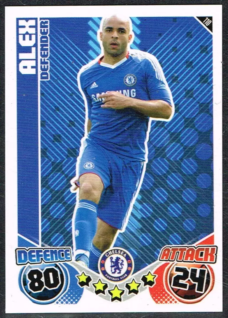 Match Attax - Premier League 2010/11 - Alex - Chelsea