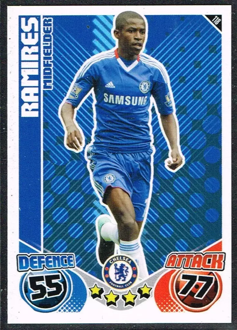 Match Attax - Premier League 2010/11 - Ramires - Chelsea