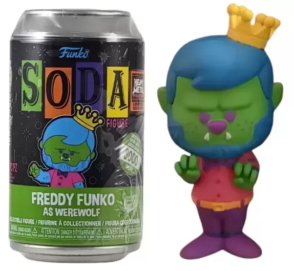 Vinyl Soda! - Freddy Funko as Werewolf Blacklight