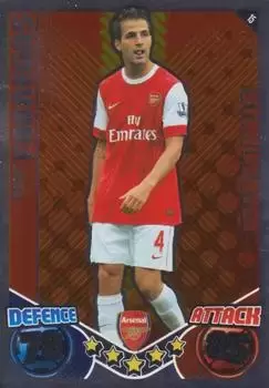 Match Attax - Premier League 2010/11 - Cesc Fabregas - Arsenal