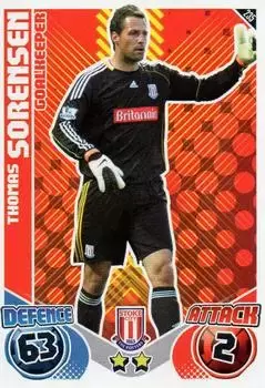 Match Attax - Premier League 2010/11 - Thomas Sørensen - Stoke City