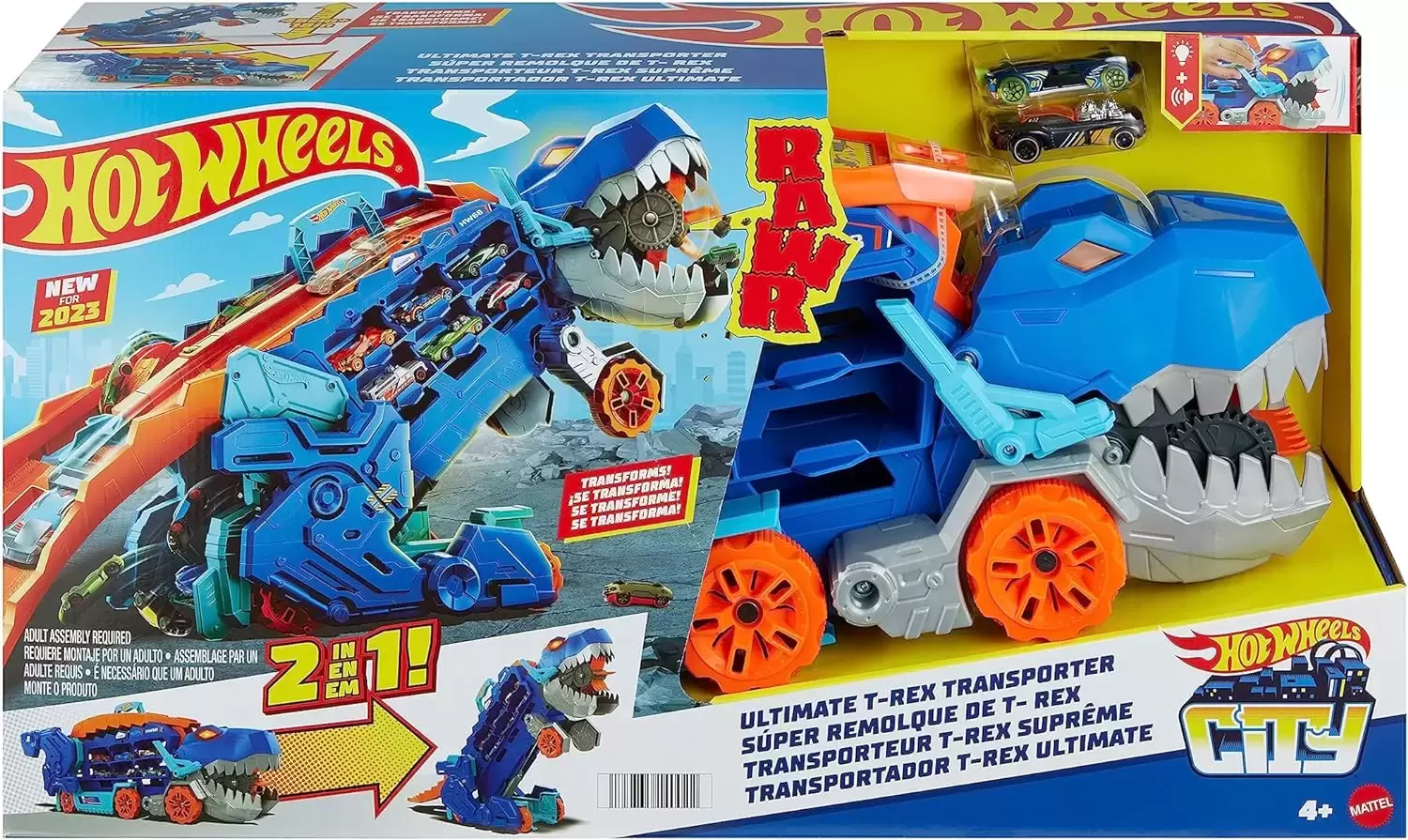 Hot Wheels - Playsets - Ultimate T-Rex Transporter