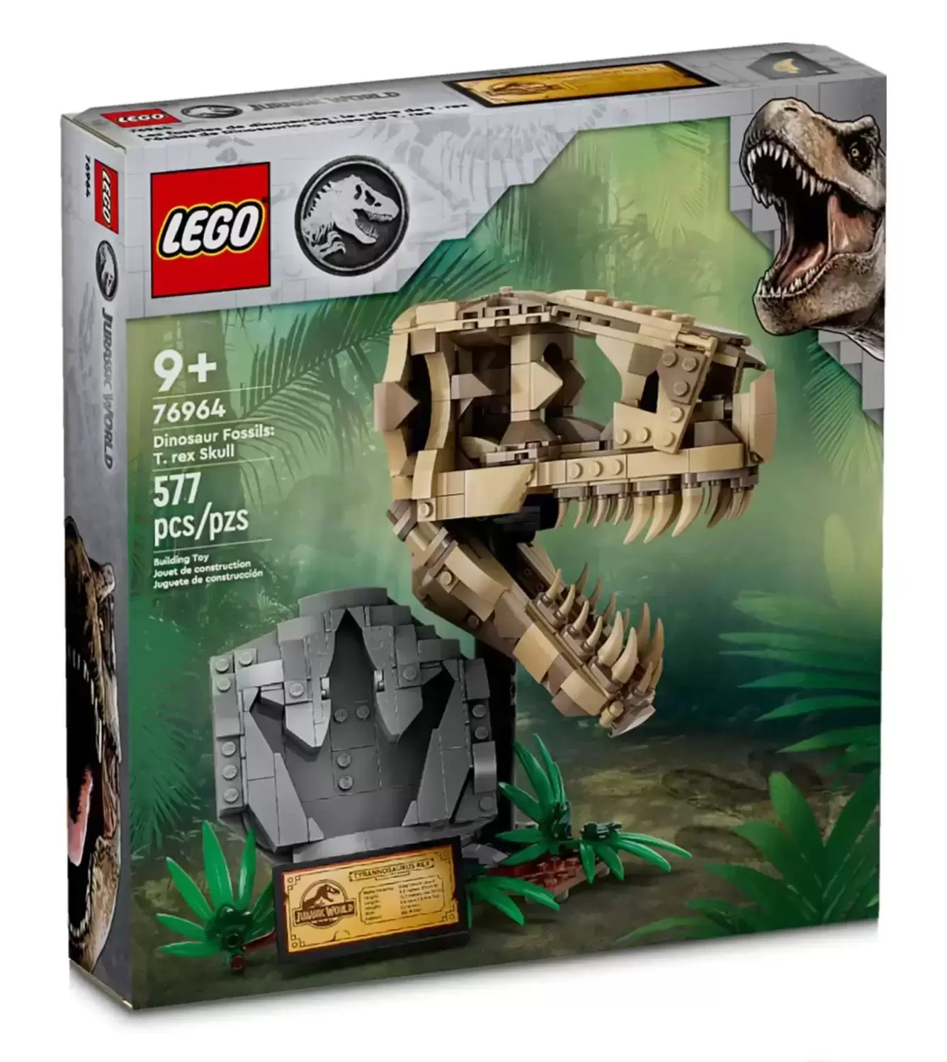 LEGO Jurassic World - Dinosaur Fossils : T. rex Skull