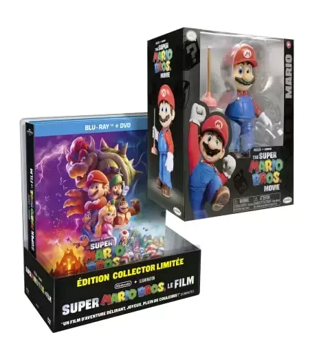 Film d\'Animation - Super Mario Bros. Le Film [Édition Collector Blu-Ray + DVD + Figurine]