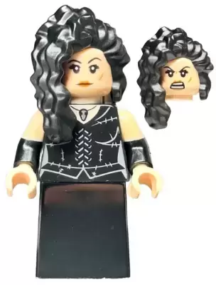 Lego Harry Potter Minifigures - Bellatrix Lestrange - Black Dress, Dual Molded Arms